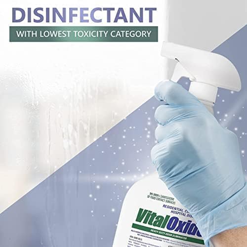 Vital Oxide Disinfectant, Deodorizer, Cleaner, Food-Contact Sanitizer, Virucide – (EPA registration #82972-1) – Kills Mold & Mildew, Eliminates Odors –32 oz, 2 Pack