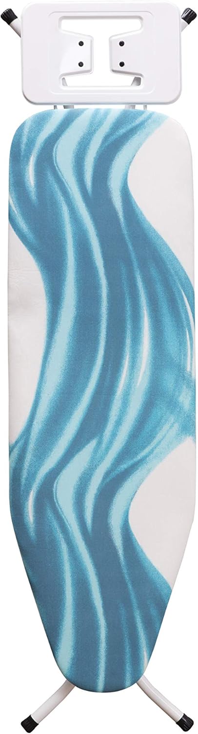 Mabel Home Ironing Board Padded Cover, 100% Cotton (6 Different Size & Pattern) (43" x 14" / Deluxe)