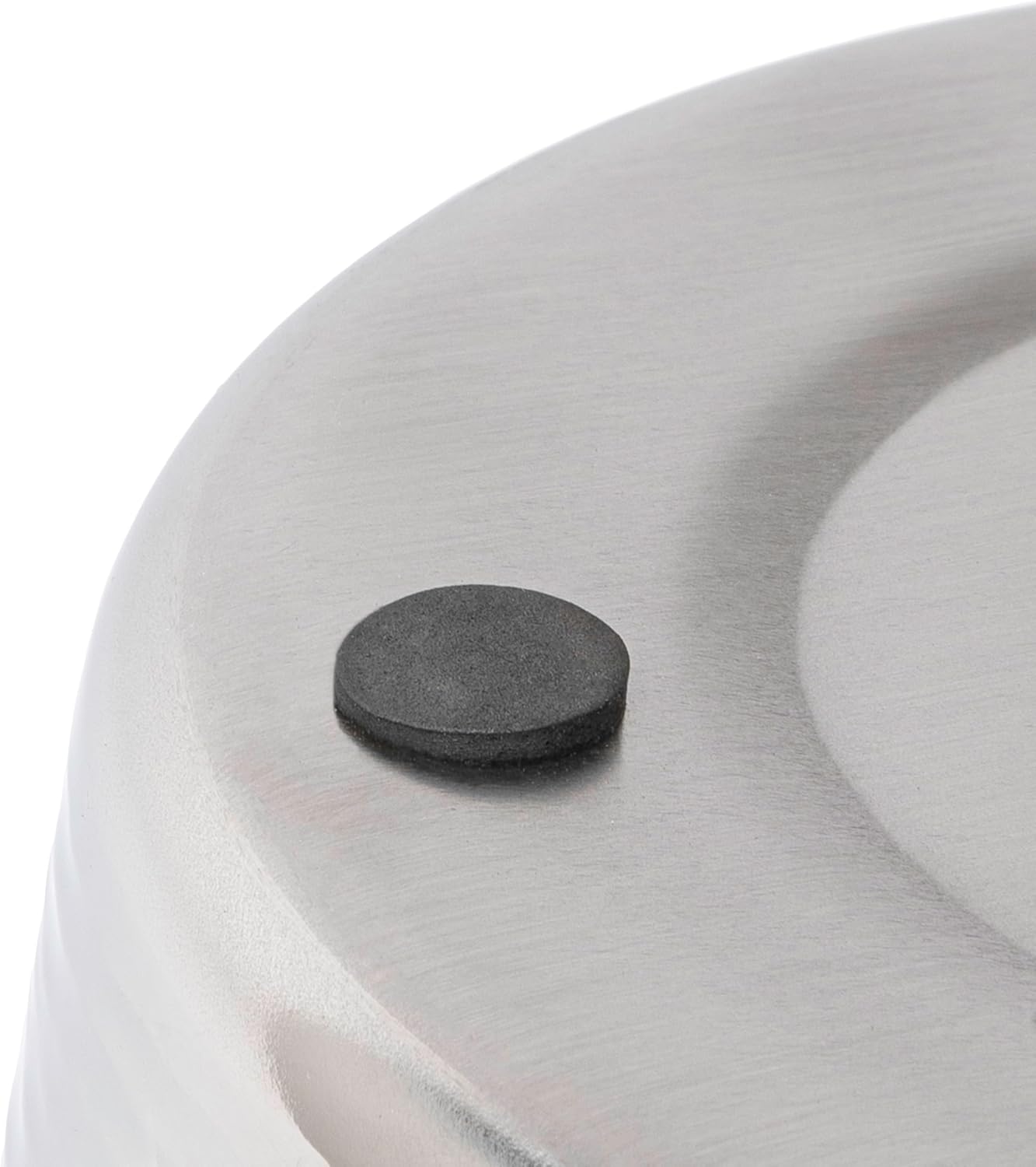 happimess HPM1113D Nolan Modern Classic Smooth Steel 2-Gallon Wastebasket for Home, Bathroom, Living Room, Office, Bedroom, Kitchen, Polished Steel