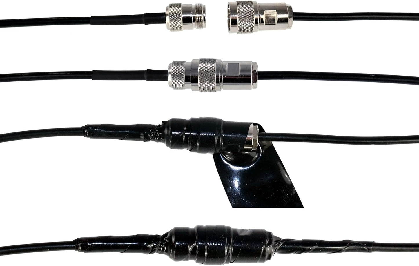 Proxicast Pro-Grade Extra Strong 30mil Weatherproof Self-Fusing Silicone Rubber Sealing Tape for Outdoor Antenna Coax & Electrical Cables, Hose/Pipe Leaks & Emergency Repairs (1.5" x 15' roll) - Blue