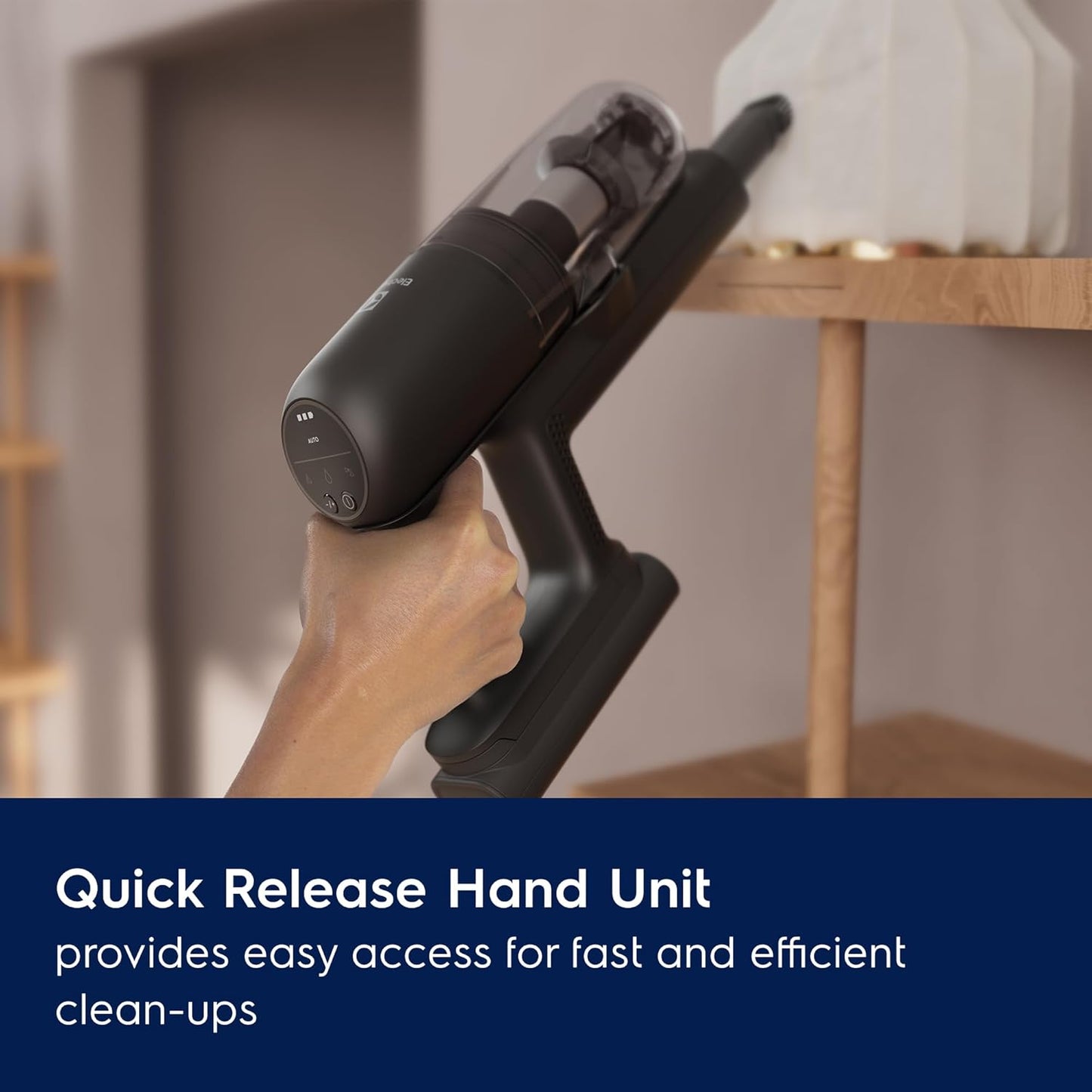 Electrolux Ultimate700 Cordless Stick Vacuum with PowerPro Bristle Nozzle and High Suction Power, 50-Minute Run Time, 4 Power Modes, Granite Gray