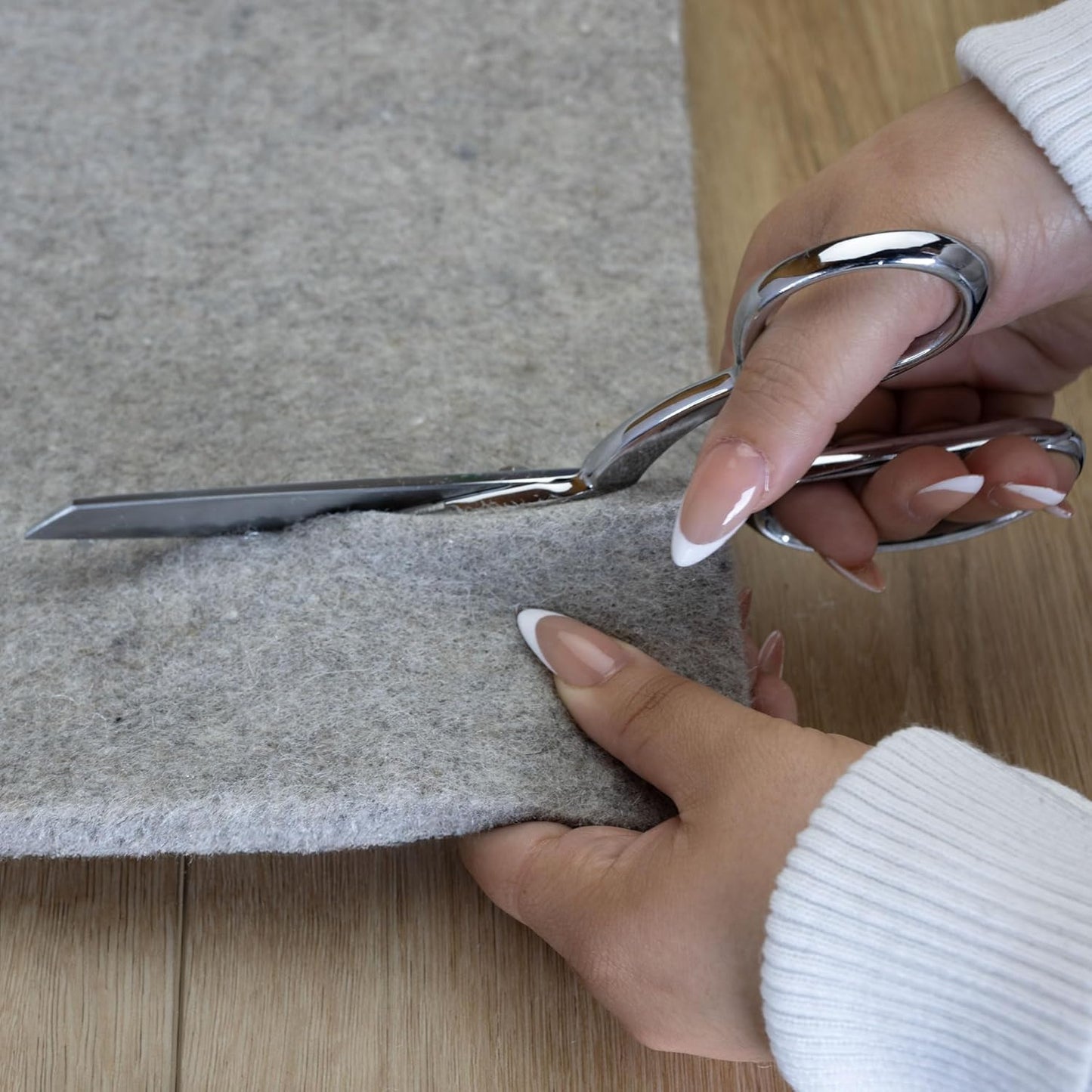 RUGPADUSA - Eco-Plush - 9'10" x 13'10" - 1/2" Thick - 100% Felt - Luxurious Cushioned Rug Pad - Available in 3 Thicknesses, Many Custom Sizes