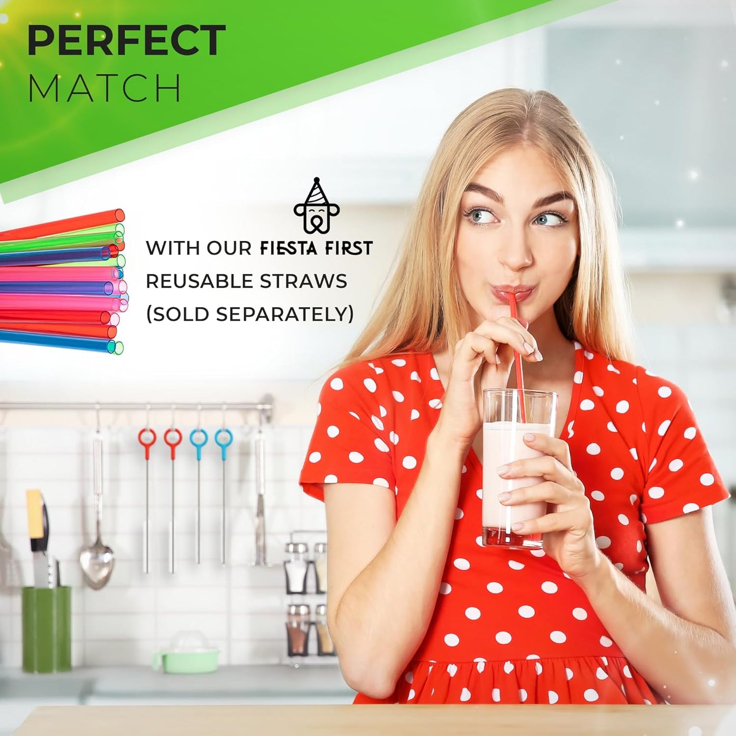 Heavy Duty Cleaning Brushes Set of 8 - Extra Long Straw Cleaners for Metal and Plastic Reusable Drinking Straws, to Clean Small Spaces, Sippy Cups, Water Bottles - Sturdy Hard Brush Bristles