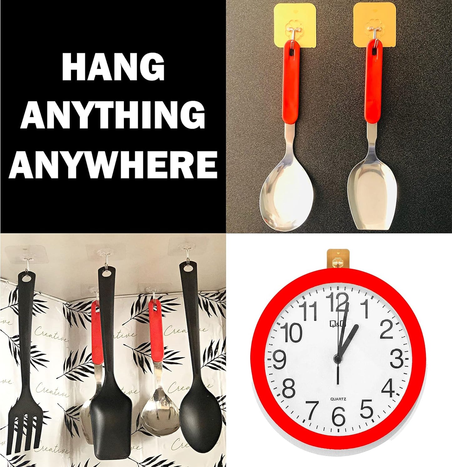 KLAPiT Super Hook - Heavy-Duty Adhesive Gold Wall Hooks, Holds Up to 11 lbs, Waterproof, No Damage, Easy Install on Tile, Wood, Stone, Glass & Metal - Made of Steel (Gold, 16pc)