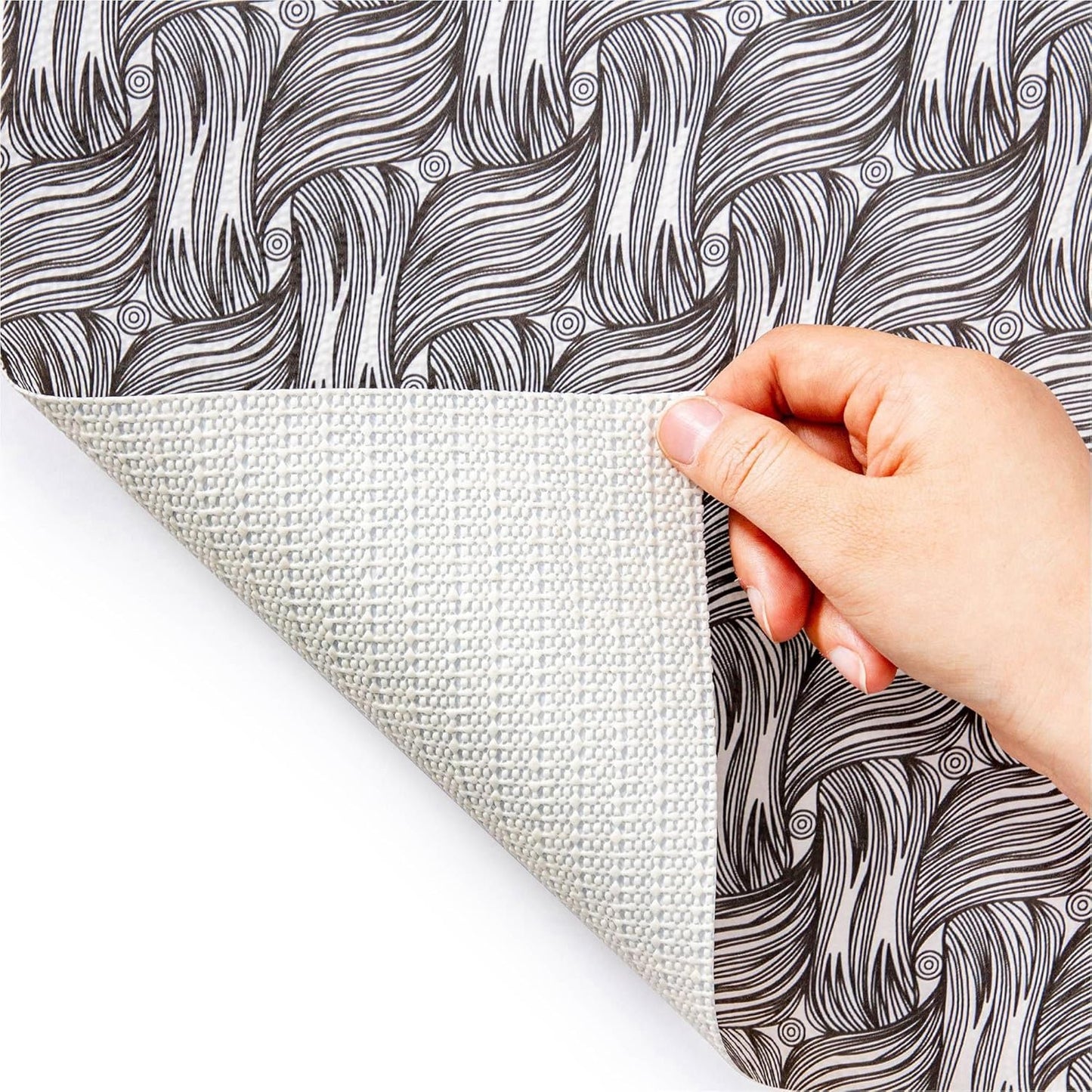 Shelf Liner Non Adhesive, 12 Inch x 50 Feet Cabinet Liners for Pantry Drawer Vanity, Drawer Liners Strong Grip Non Slip Waterproof, Shelf Liners for Kitchen Cabinets