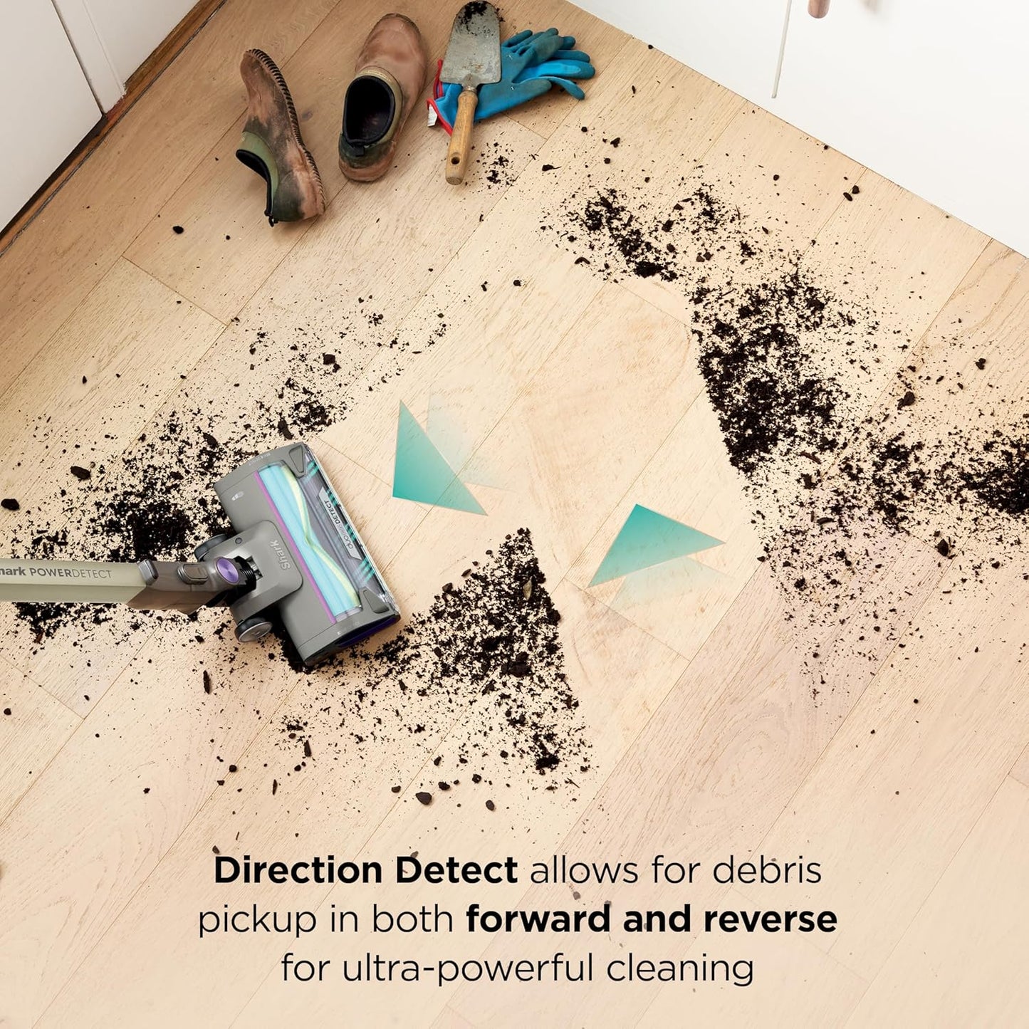 Shark Cordless Vacuum Cleaner with HEPA Filter, PowerDetect Clean & Empty, Powerful Suction, Auto-Empty System, Pet Hair Pickup, Carpets & Hardfloor, Dark Gray, IP3251