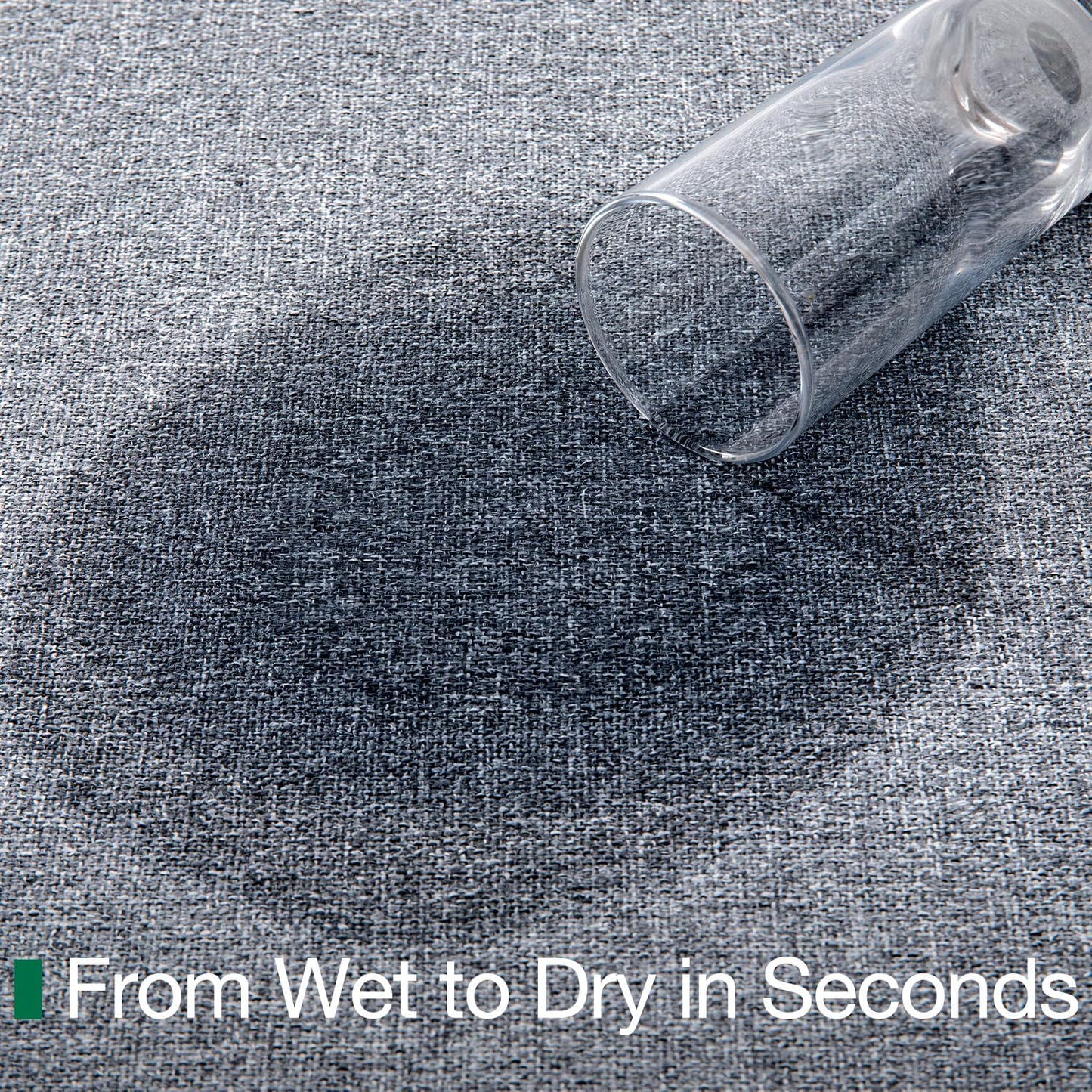 LUMI Ultra Thin Door Mat for Entryway,32"x48" Low Profile Non Slip Rubber Backing Indoor Doormat, Easy Clean Welcome Entrance Mat for Inside House, Patio, Light Grey