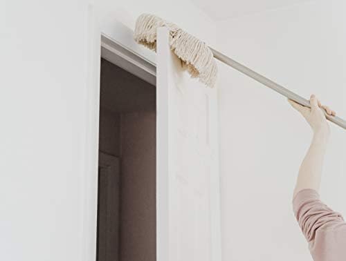 Fuller Brush Dry Mop with Adjustable Handle – Reusable Dust Mop for Hardwood, Tile, and Laminate