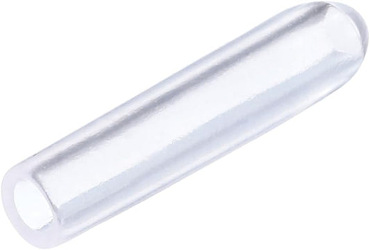 uxcell 20pcs Rubber End Caps 2mm ID Vinyl PVC Round Tube Bolt Cap Cover Screw Thread Protectors Clear