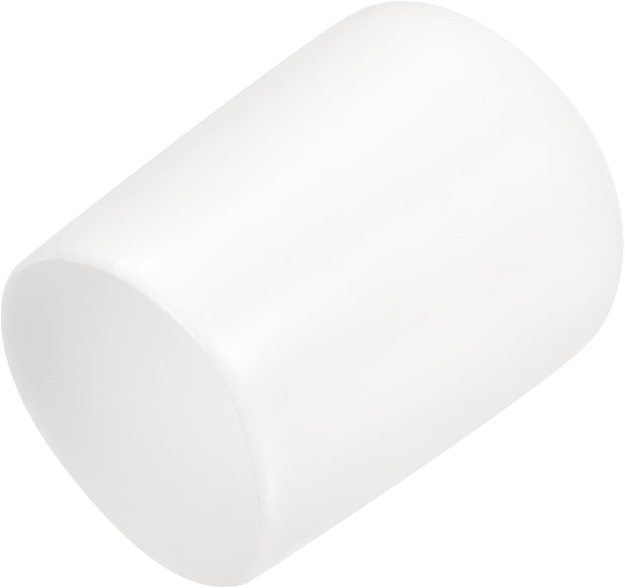uxcell 20pcs Rubber End Caps 16mm ID Vinyl Round End Cap Cover Screw Thread Protectors White