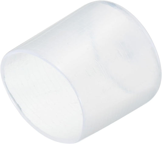 uxcell 20pcs Rubber End Caps 25mm(1") ID Vinyl PVC Round Tube Bolt Cap Cover Screw Thread Protectors Clear