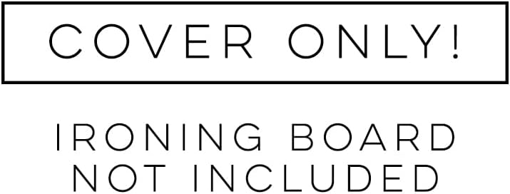 TIVIT Ironing Board Cover 10 x 32, Made in Italy. Pro Grip Pad Covers w/3 Fastener Straps & Pull Bungee Cord - Durable Scorch & Stain Resistant Padded Layers, Heat Reflective AlumiTek PRO Top Coat