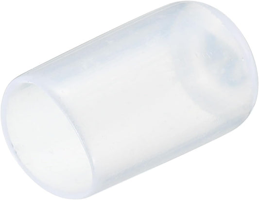 uxcell 20pcs Rubber End Caps 12mm(1/2") ID Vinyl PVC Round Tube Bolt Cap Cover Screw Thread Protectors Clear