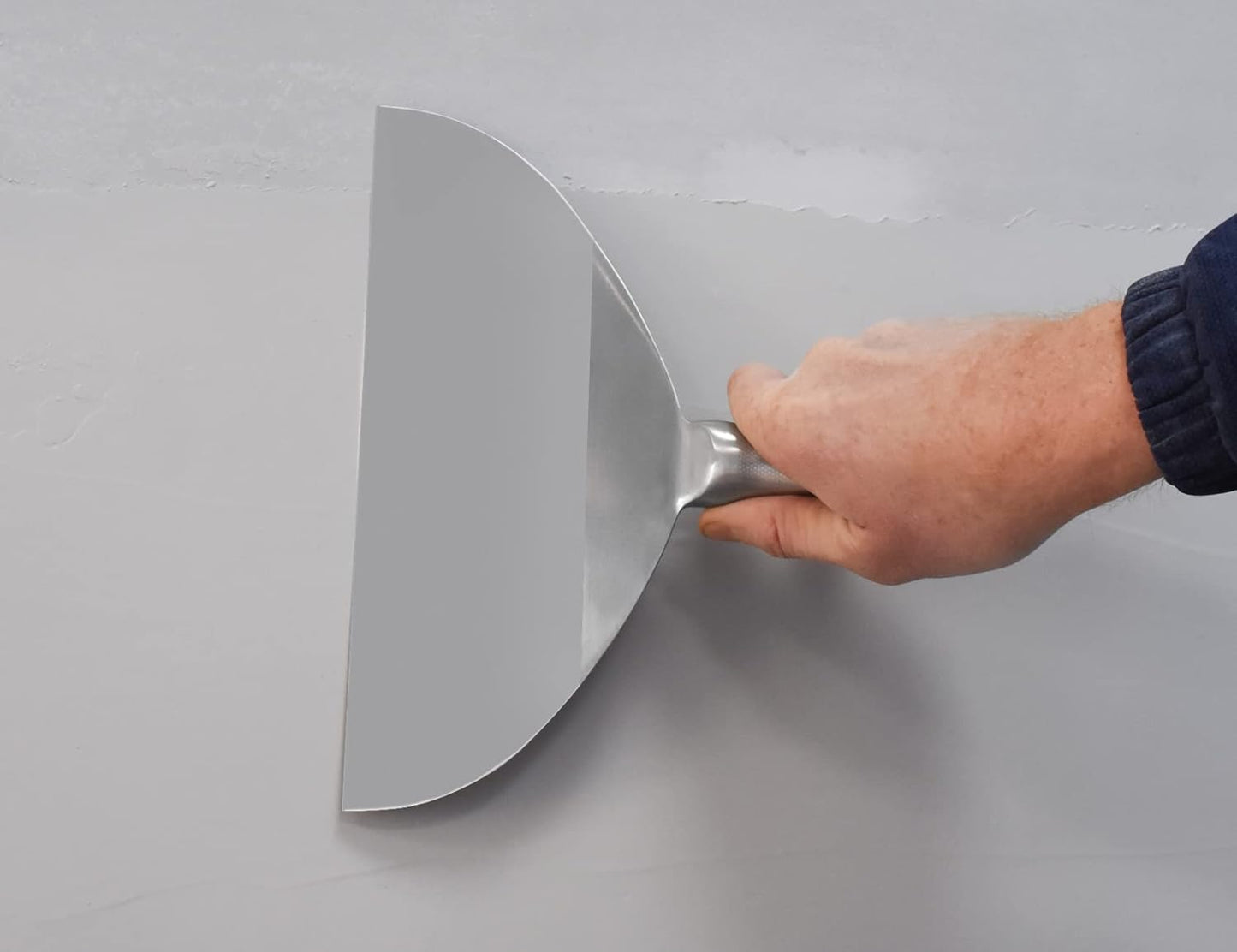 ROLLINGDOG 10 inch Putty Knife - 420 Stainless Steel One Piece Drywall Joint Knife Mirror Polished Blade for Drywall, Painting