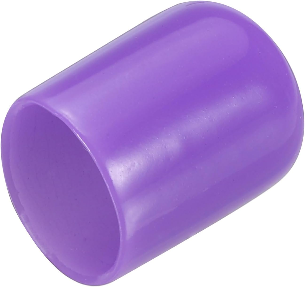 uxcell 20pcs Rubber End Caps 16mm(5/8") ID Vinyl PVC Round Tube Bolt Cap Cover Screw Thread Protectors,Purple