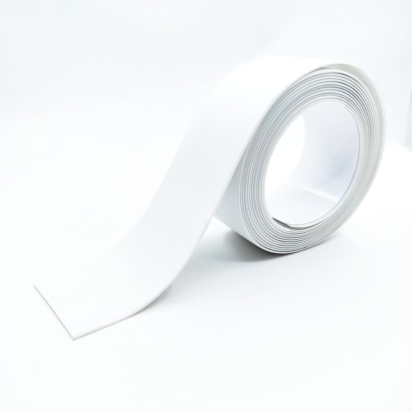 1.5" White Caulk Tape with Self Adhesive, Caulk Strip Waterproof for Bathroom,Toilet, Bathtub,Shower,Caulking Tape for Kitchen and Wall Toilet Sealer Around Base 10.5 Ft x 3 Rolls