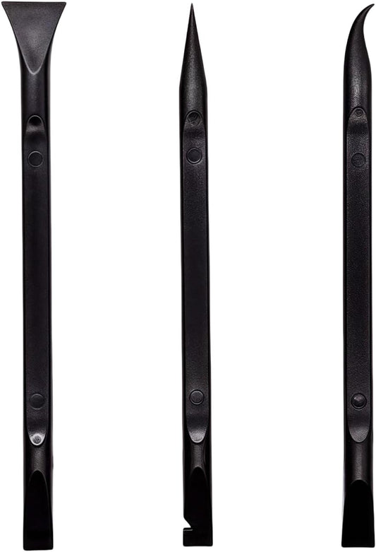 Plastic Scraper Multi-Purpose Scraper Non-Scratch Cleaning Tool Easy to Clean Small and Narrow Spaces and Gaps, Perfect to Remove Stickers, Labels, Oil Stains, Food, Dirt, Etc 3-Pcs