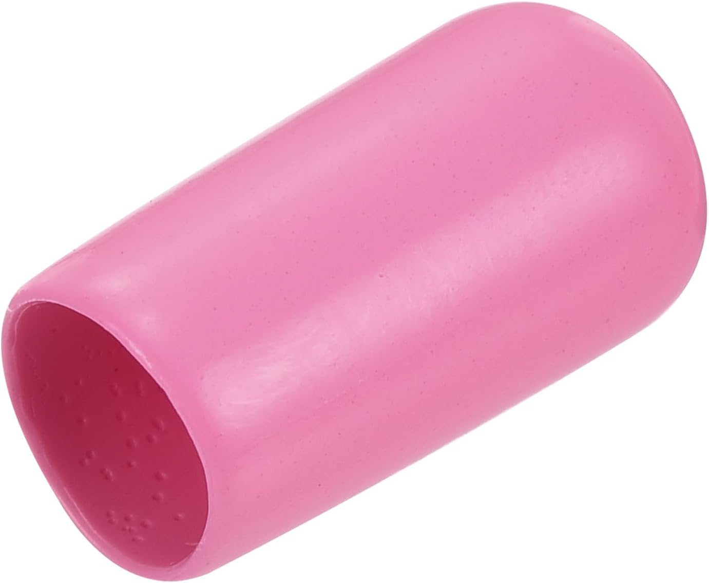 uxcell 20pcs Rubber End Caps 7mm ID Vinyl PVC Round Tube Bolt Cap Cover Screw Thread Protectors Pink