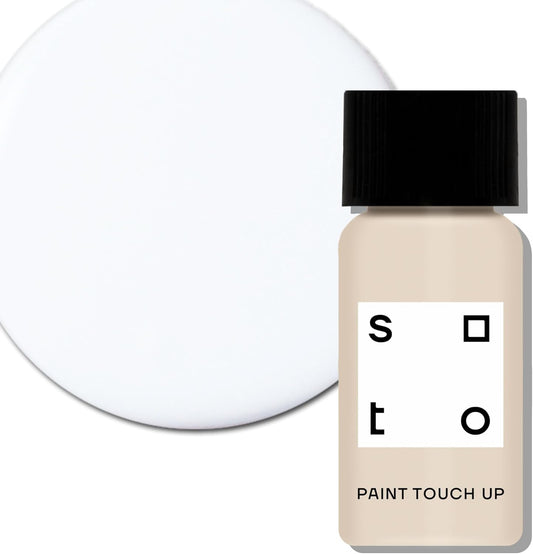 soto White Paint Touch Up, Multi-Surface, Matte Finish (No. 04 White Haze) — 10 Milliliters of Scratch Repair for Furniture, Walls, Cabinets, Trim, Doors, Indoor/Outdoor