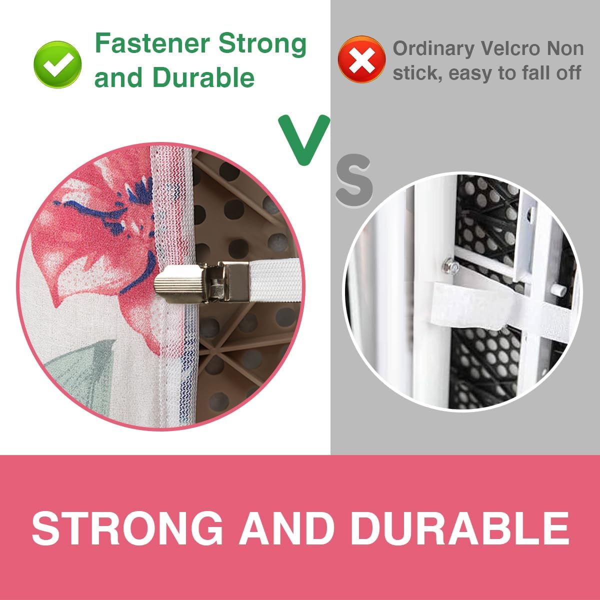 Extra Wide Ironing Board Cover and Pad,18X49 Reflective Silicone Ironing Board Cover,Resist Scorching and Staining,4 Fasteners,Elastic Edges,Large Protective Scorch Mesh Cloth