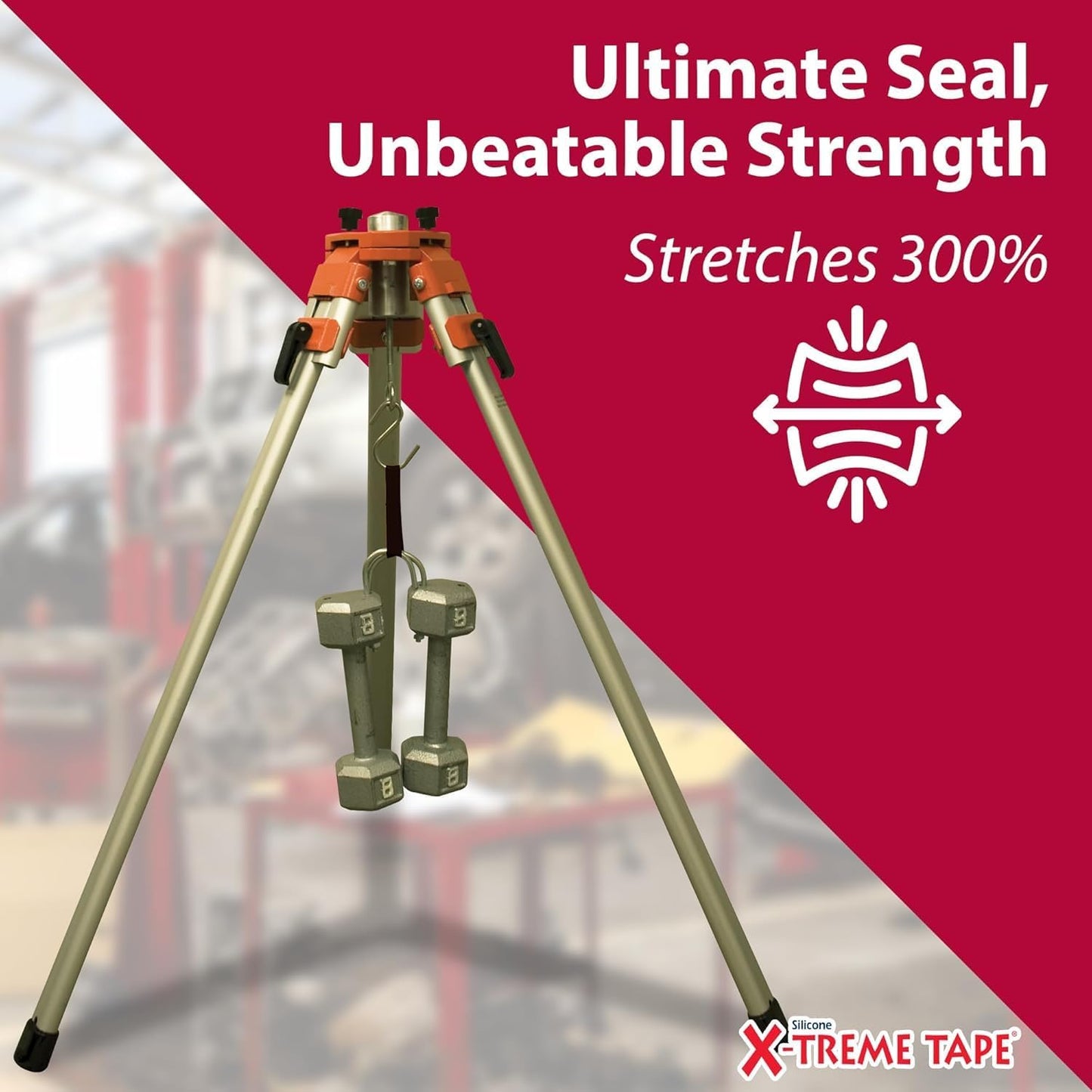 X-Treme Tape MOCAP Heavy Duty Waterproof Self Fusing Silicone Rubber Tape for Hose, Pipe, Electrical, Automotive, Outdoor, and Repairs - Leak Proof, Insulating - 1 Inch x 36 Ft Roll - Black