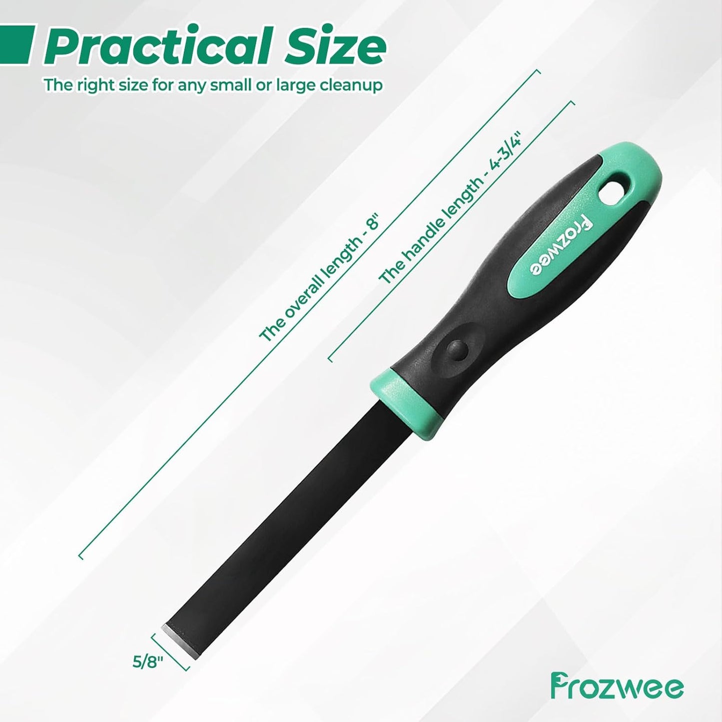 5/8-inch Carbide Scraper,Super Gasket Scraper with Durable Tungsten Tip for Remove Gaskets, Carbon and More from Varied Surfaces