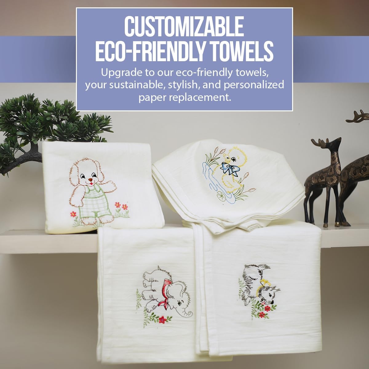 WHITEWRAP Flour Sack Towels| Tea Towel for Crafts| Kitchen Dish Cotton Blank Towel for Embroidery|Baking Bread Proofing Linen Cover| Thick Absorbent Quick Dry| 6 Pack 28"x28" Natural