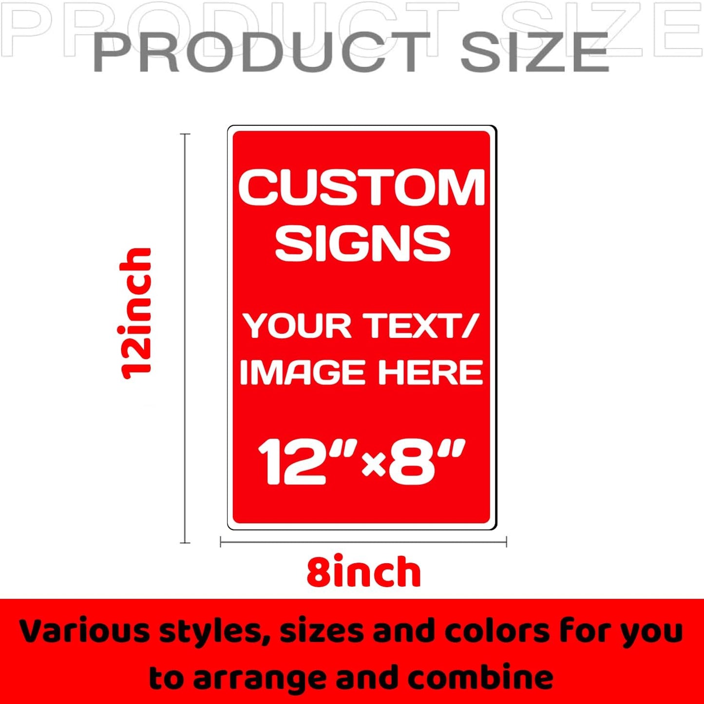 custom company signs,Aluminum Weatherproof Metal Sign Multiple Sizes Custom Personalized Text And picture Here,hazard sign,garden sign,custom door sign,Customised business signs