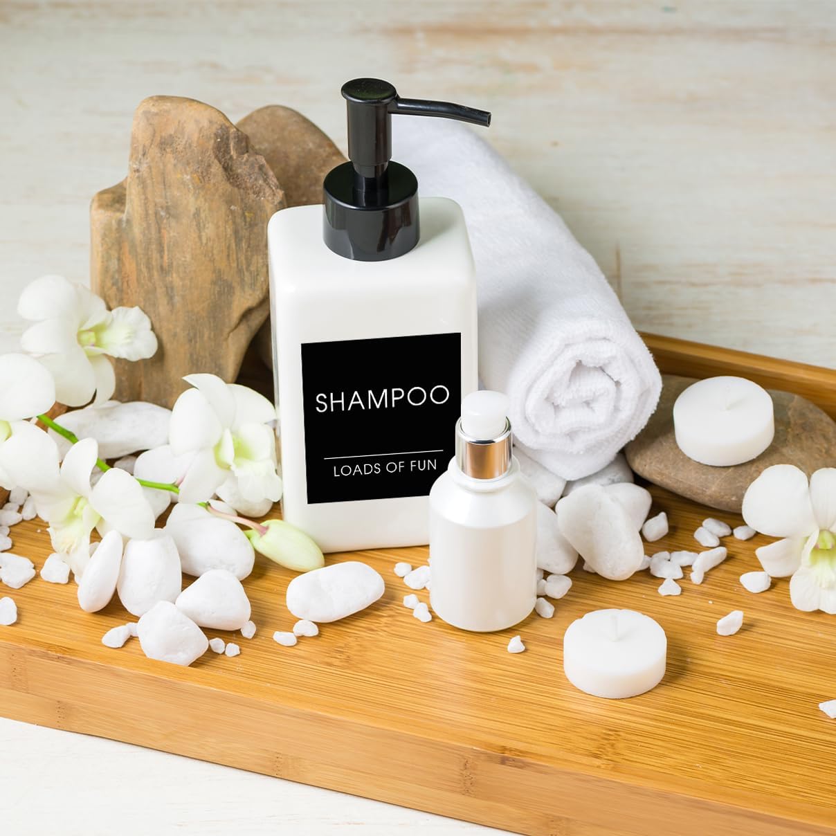 Modern Minimalist Laundry and Cleaning Sticker Labels for Home Organization 24Pcs Vinyl Label Pack Jars Bottles Storage Containers Stickers Bike Hat Bedroom