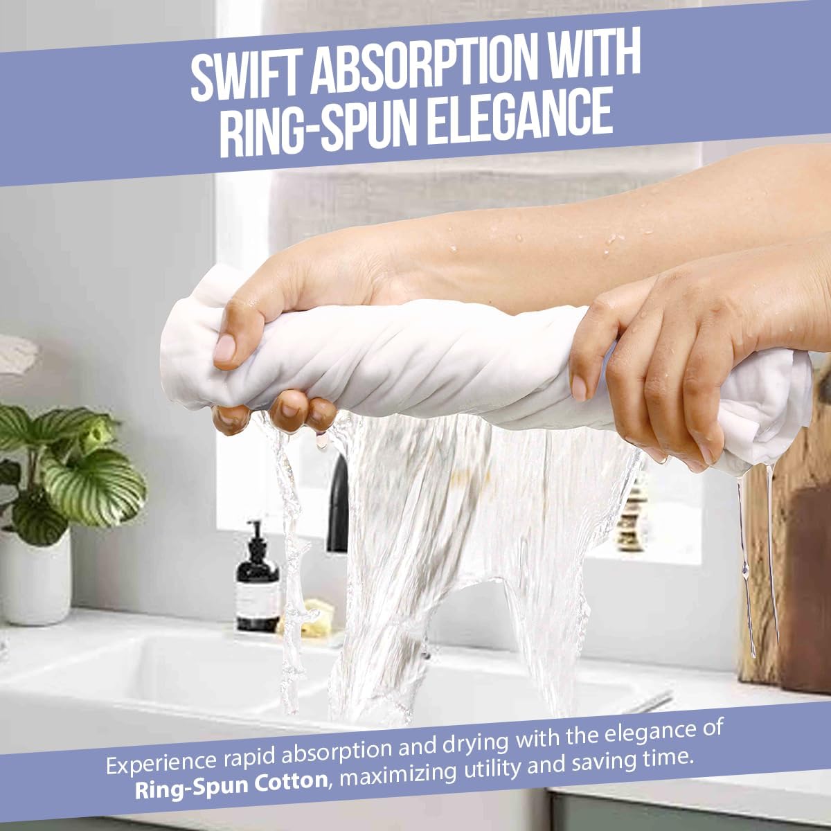 Flour Sack Towels| Tea Towel for Crafts| Kitchen Dish Cotton Blank Towel for Embroidery|Baking Bread Proofing Linen Cover| Thick Absorbent Quick Dry| 4 Pack 33"X38" White