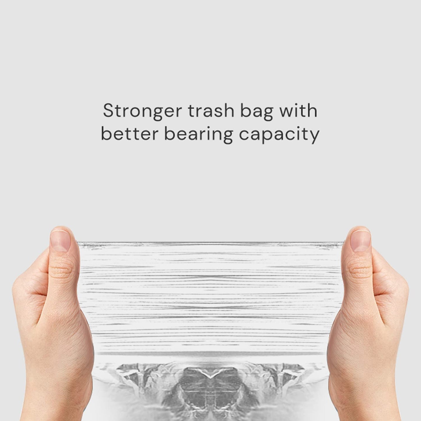 TOWNEW T Air One Official Refill Rings for Smart Bathroom Trash Can, Sturdy Trash Bags for Electric Automatic Trash Can, 2.6 Gallon, 8 pk White Refill Rings - Up to 96 Trash Bags