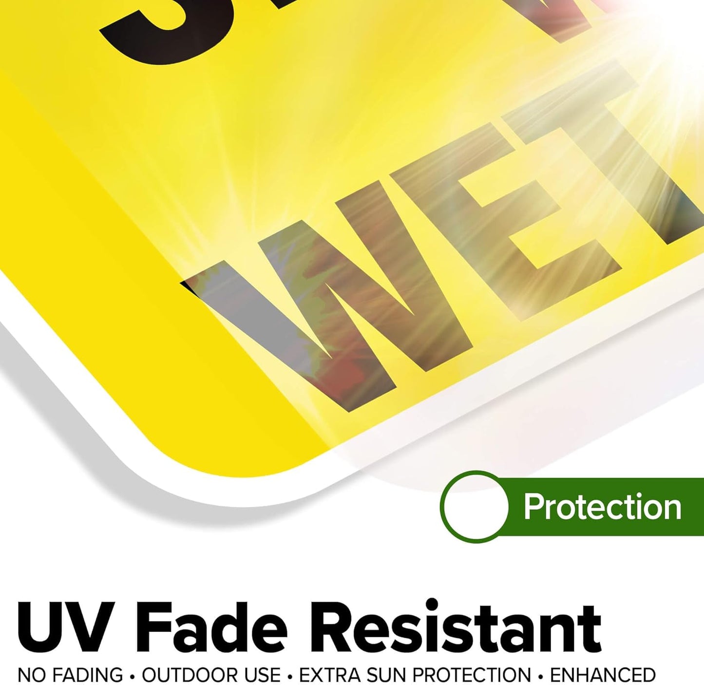 Caution Slippery When Wet Sign or ICY Sign, 18"x24" .063 Aluminum, Indoor/Outdoor Use, USA MADE By My Sign Center