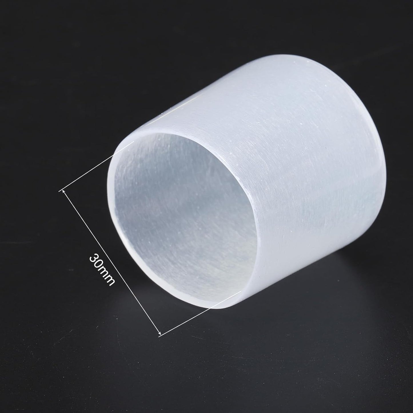 uxcell 20pcs Rubber End Caps 30mm ID Vinyl PVC Round Tube Bolt Cap Cover Screw Thread Protectors Clear