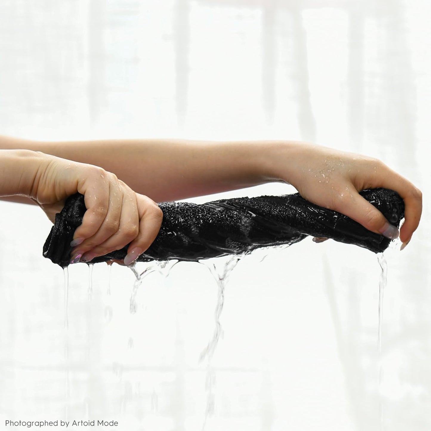 Artoid Mode Checkered Designed Cotton Black Terry Kitchen Dish Cloths, 12x12 Inch Soft Absorbent Quick Drying Cleaning Kitchen Rags Set of 6