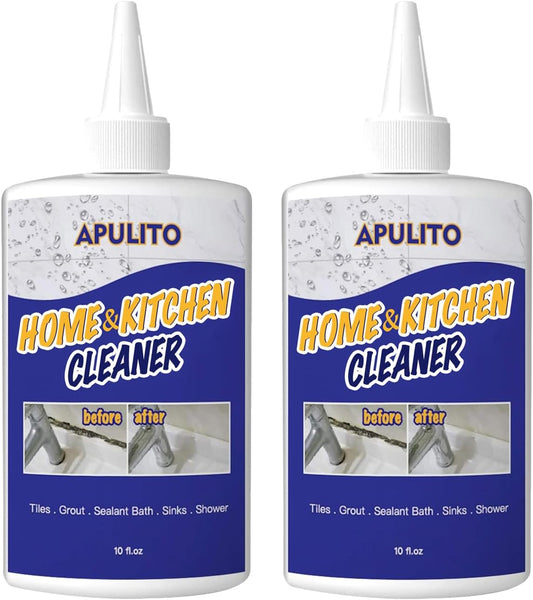 APULITO Household cleaner Gel for Bathroom Shower Kitchen Tile Sink Countertop 10 Fl Oz (Pack of 2)