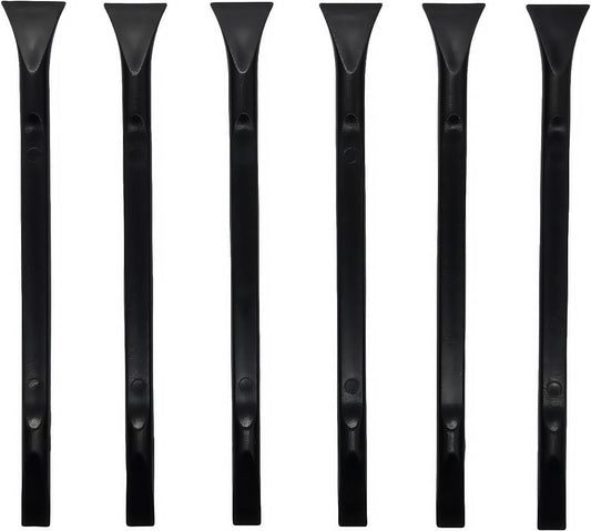 Tpyx Scraper Small Plastic Scraper Tool, Multi-Purpose Scraper Non-Scratch Cleaning Tool, Used in Narrow Spaces and Gaps, Perfect for Removing Oil Stains, Labels, Food, Dirt, Paint, Etc. (6pcs)