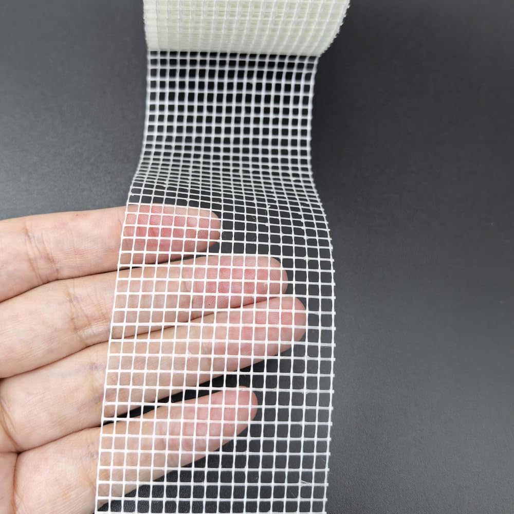 Drywall Repair Tape Fiberglass Mesh Self-Adhesive Drywall Joint Tape 1 Roll 2 in x 100 FT for Wall Crack and Seam Patch Repair