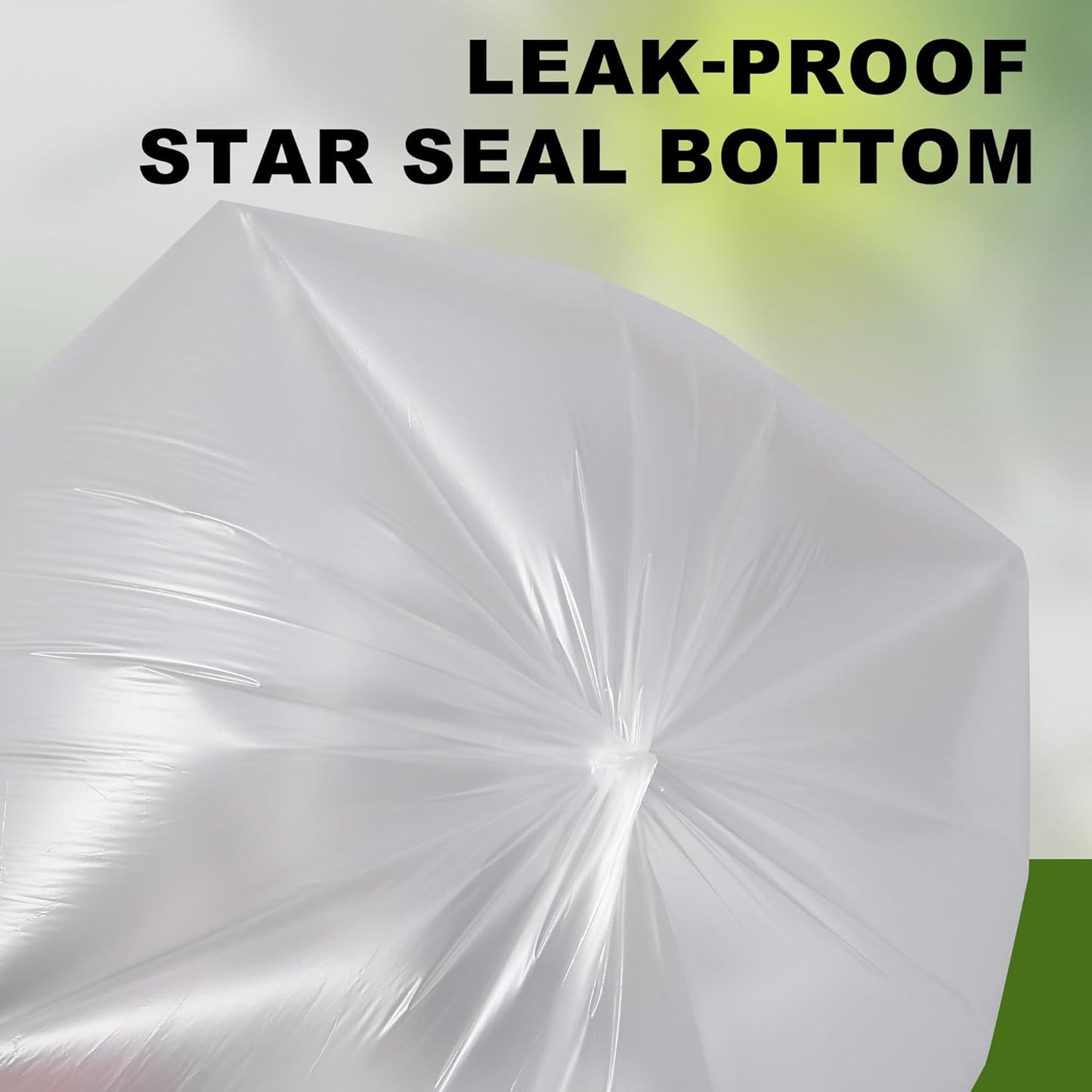 Trash Can Liner - Wholesale 500 Count Garbage Bags on Perforated Roll 33 Gallon Multipurpose for Office Bathrooms Business Home Commercial and Industrial Needs