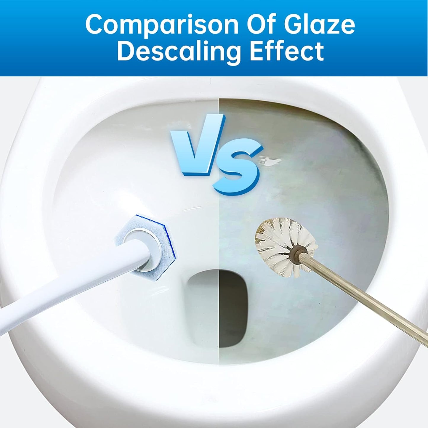 Aimery 40 Count Blue Disposable Toilet Bowl Wand Refills – Easy Clean & Fresh Bathroom