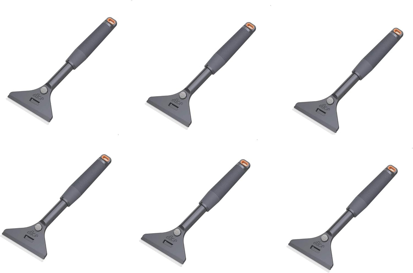 Slice 10599-CS Long-Handled Ceramic Scraper, Never Rusts, Lasts 11x as Long as Metal, Ergonomical Handle for Less Fatigue, 6 Pack