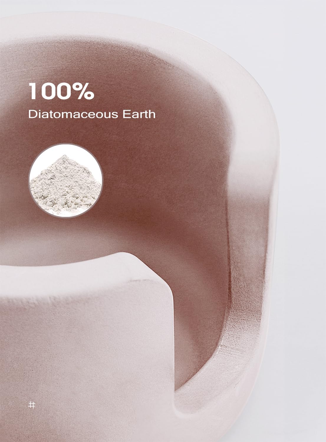 Diatomite Sponge Holder for Countertop Organizer, Quick Dry Stone Sponge Caddy, Diatomaceous Earth Sponge Holder, Absorbent Face Sponge Stand, Brown