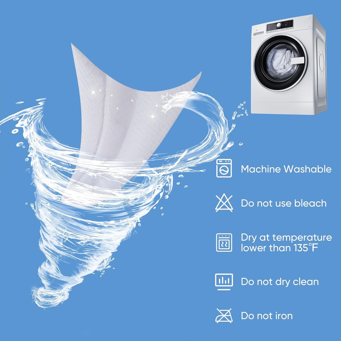 Cooling Waterproof Mattress Protector Twin XL Size, Mattress Cover 3D Air Fabric Mattress Pad Cover Smooth Soft Breathable Noiseless, 8''-21'' Deep Pocket