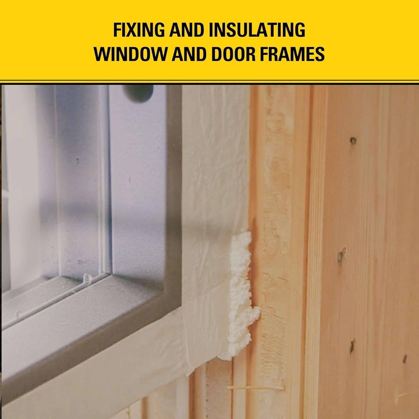 Stanley F993 Expanding Foam Sealant Spray – (2x12oz) Gaps & Cracks Filler, PestBlocker for Indoor/Outdoor Use – Paintable, Waterproof, Polyurethane Insulation Foam with Straw Applicator | 2 Pack