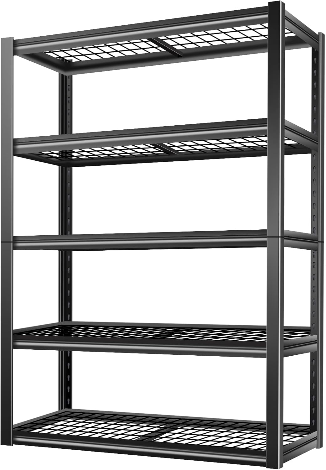 BILT HARD Garage Shelving 3000 LBS 36" W x 18" D x 72" H, Heavy Duty 5-Tier Metal Shelving Units with Adjustable Shelf, Steel Wire Utility Storage Shelves