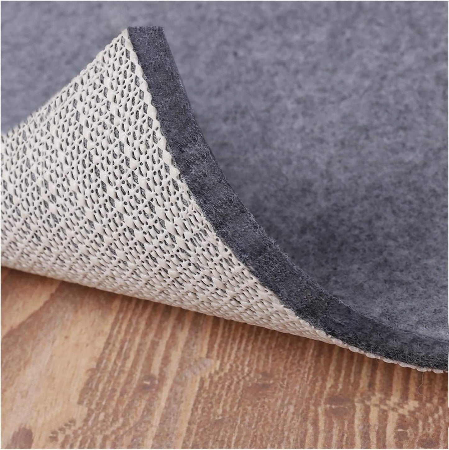Non Slip Rug Pad Grippers - 7x10, 1/4" Thick, Felt + Rubber Double Layers Area Carpet Mat Tap, Provides Protection and Cushioning for Hardwood or Tile Floors