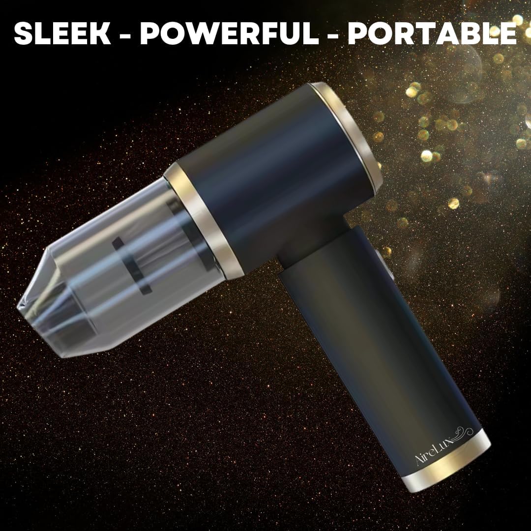 Car Vacuum Handheld 20000 PA 4in1 Cordless Rechargeable Multi-Functional Compact Powerful Suction Brushless Motor Compressed Air Duster Washable HEPA Filter Mini Home Office Pet Gift Men Women