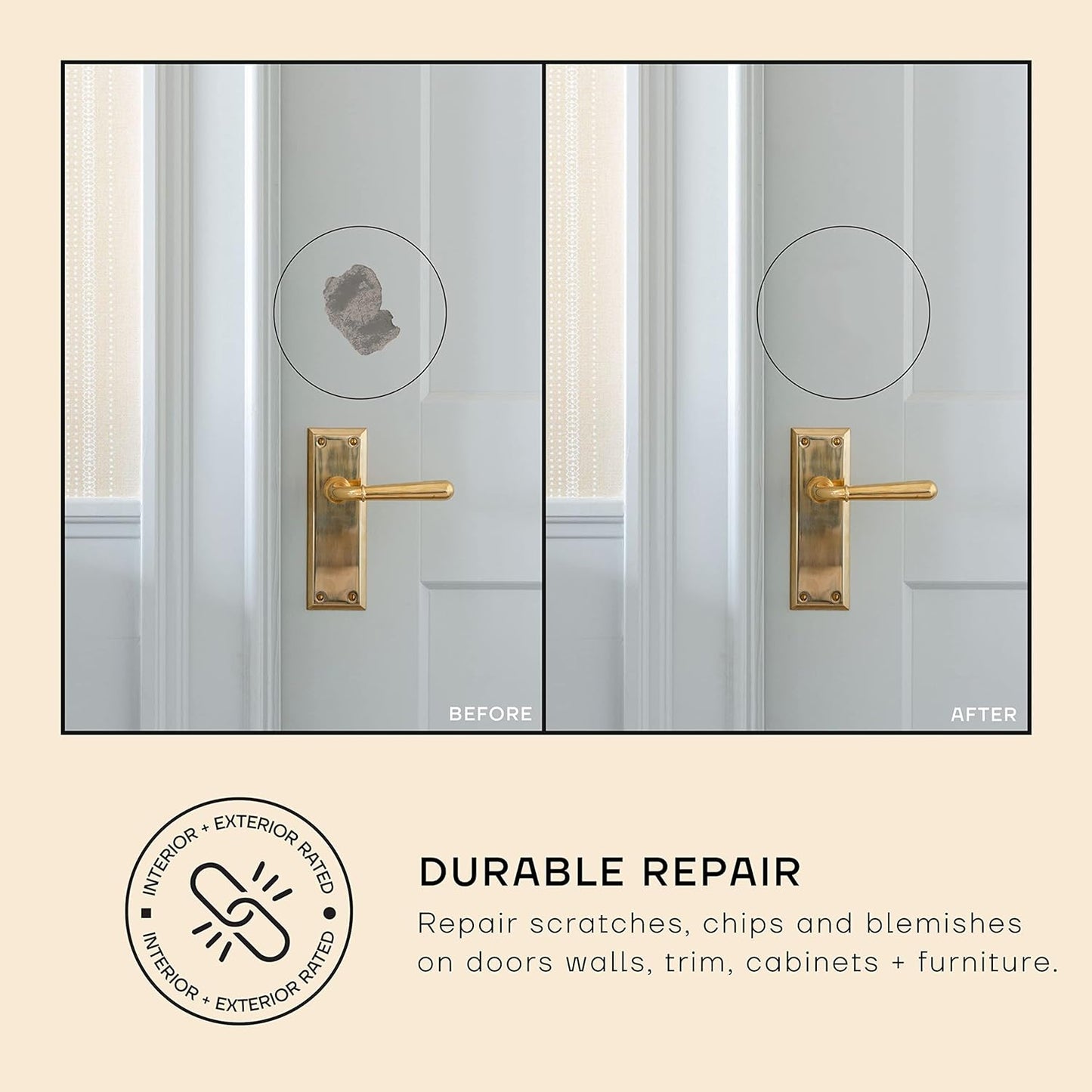 soto Beige Paint Touch Up, Multi-Surface, Matte Finish (No. 20 Toned Tan) — 10 Milliliters of Scratch Repair for Furniture, Walls, Cabinets, Trim, Doors, Indoor/Outdoor