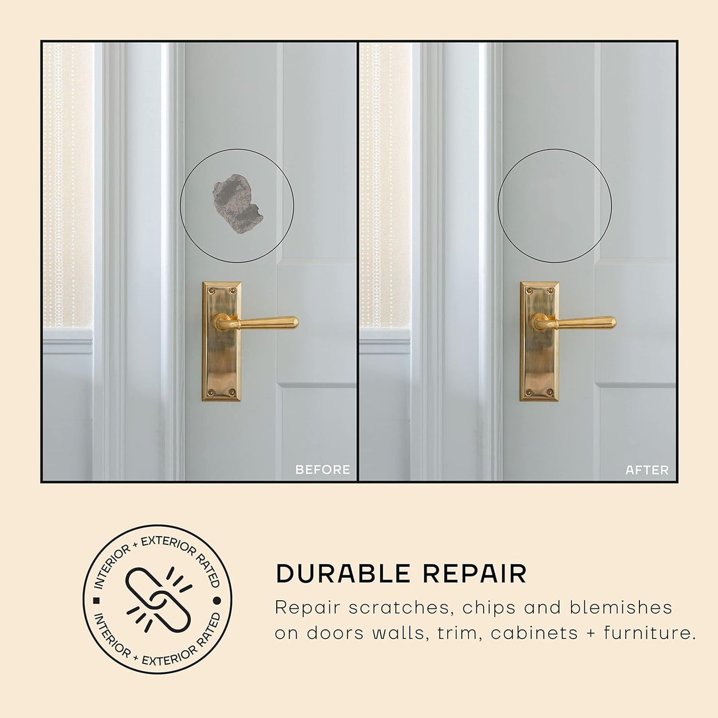 soto Beige Paint Touch Up, Multi-Surface, Matte Finish (No. 11 Earthwork Beige) - 1.5 Ounces/45 Milliliters of Scratch Repair for Furniture, Walls, Cabinets, Trim, Doors, Indoor/Outdoor