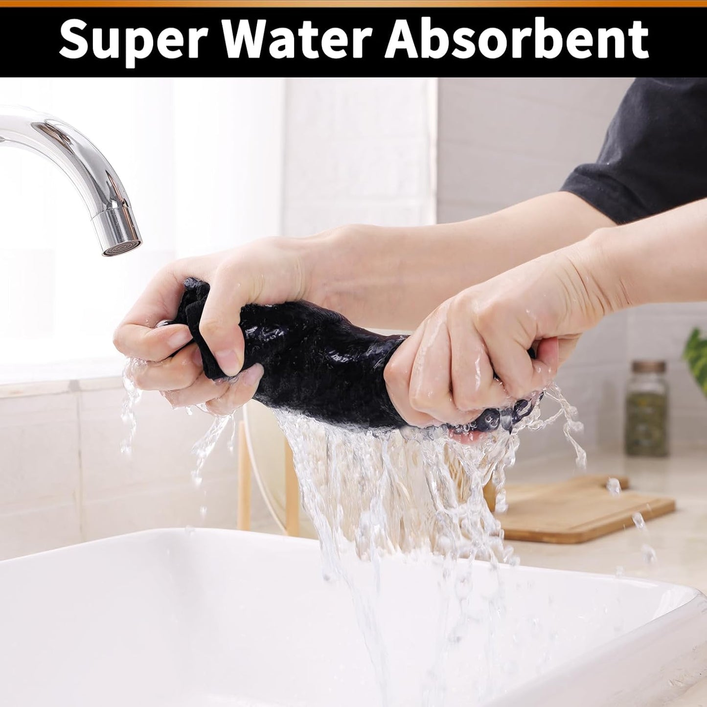 Homaxy 100% Cotton Waffle Weave Dish Cloths - 12 Pack Soft and Absorbent Dish Towels - 12 x 12 Inches Quick Dry Dish Rags - Multiple Colour