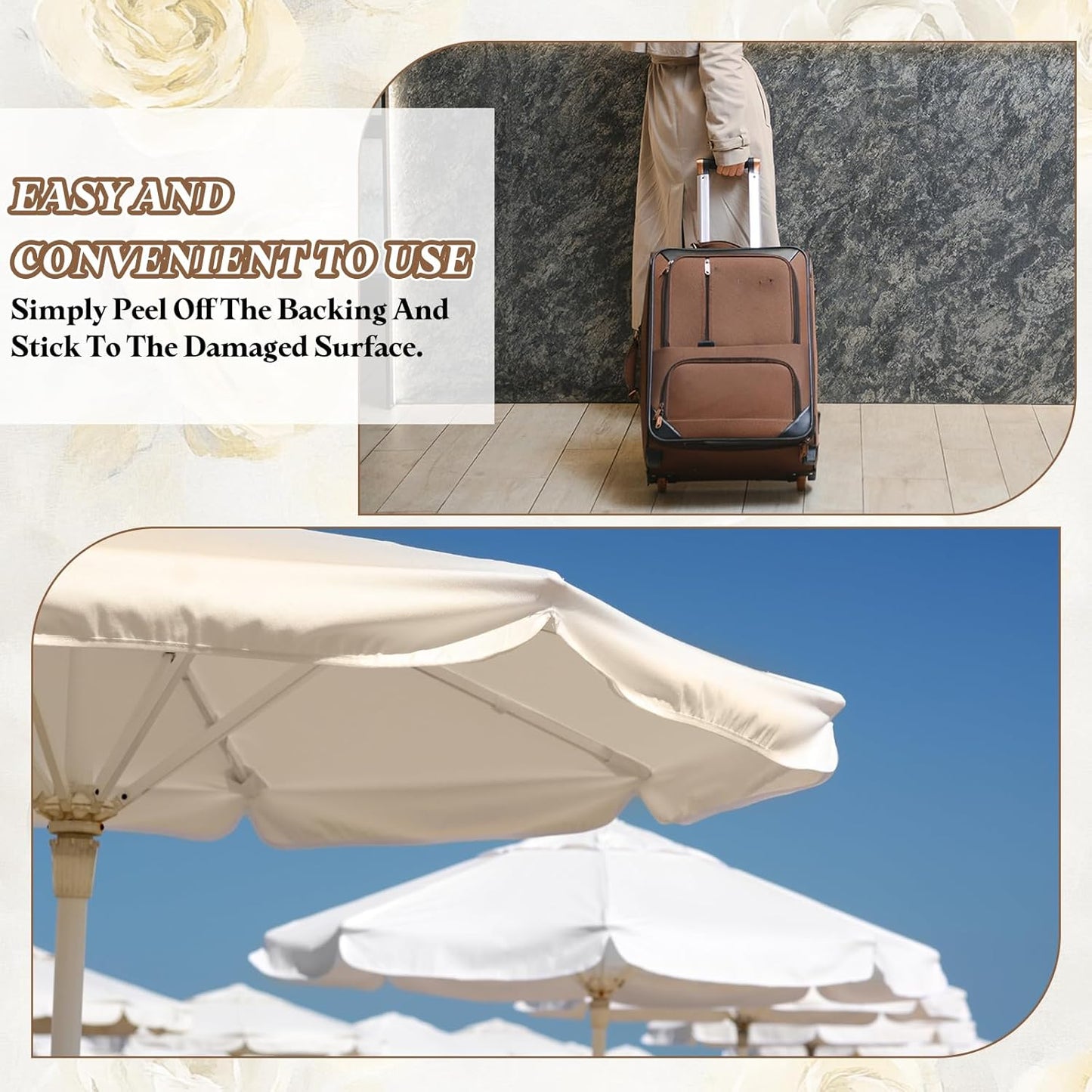 PATIKIL Linen Repair Patch, 8 x 11 Inch Self-Adhesive Linen Fabric Repair Patches for Sofa Couch Clothes Handbag Tents Car Seats Furniture, Light Gray